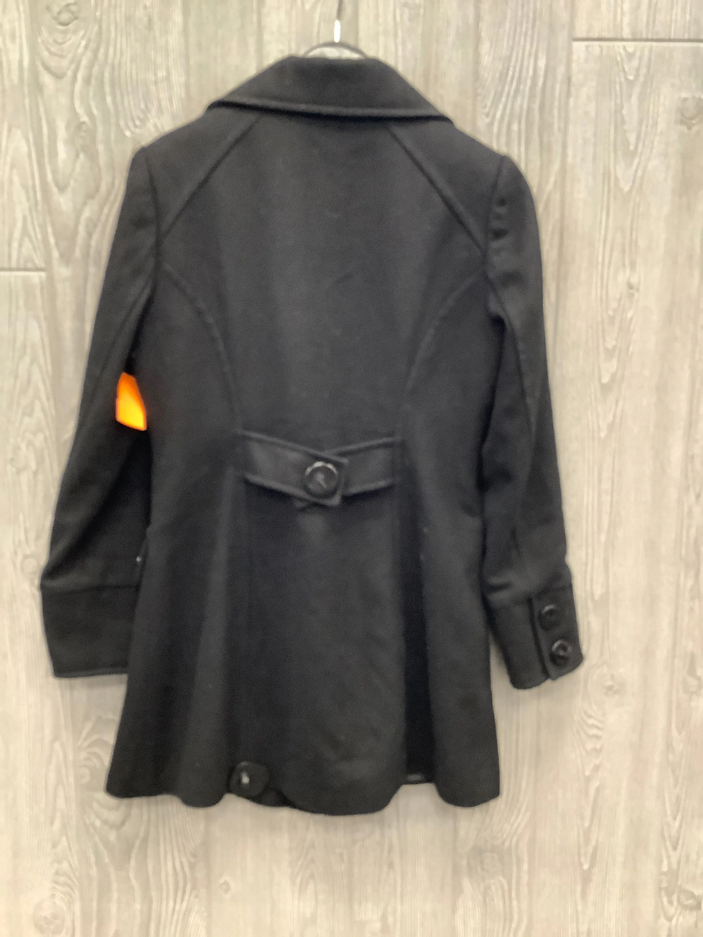 Coat Peacoat By Guess In Black, Size: S