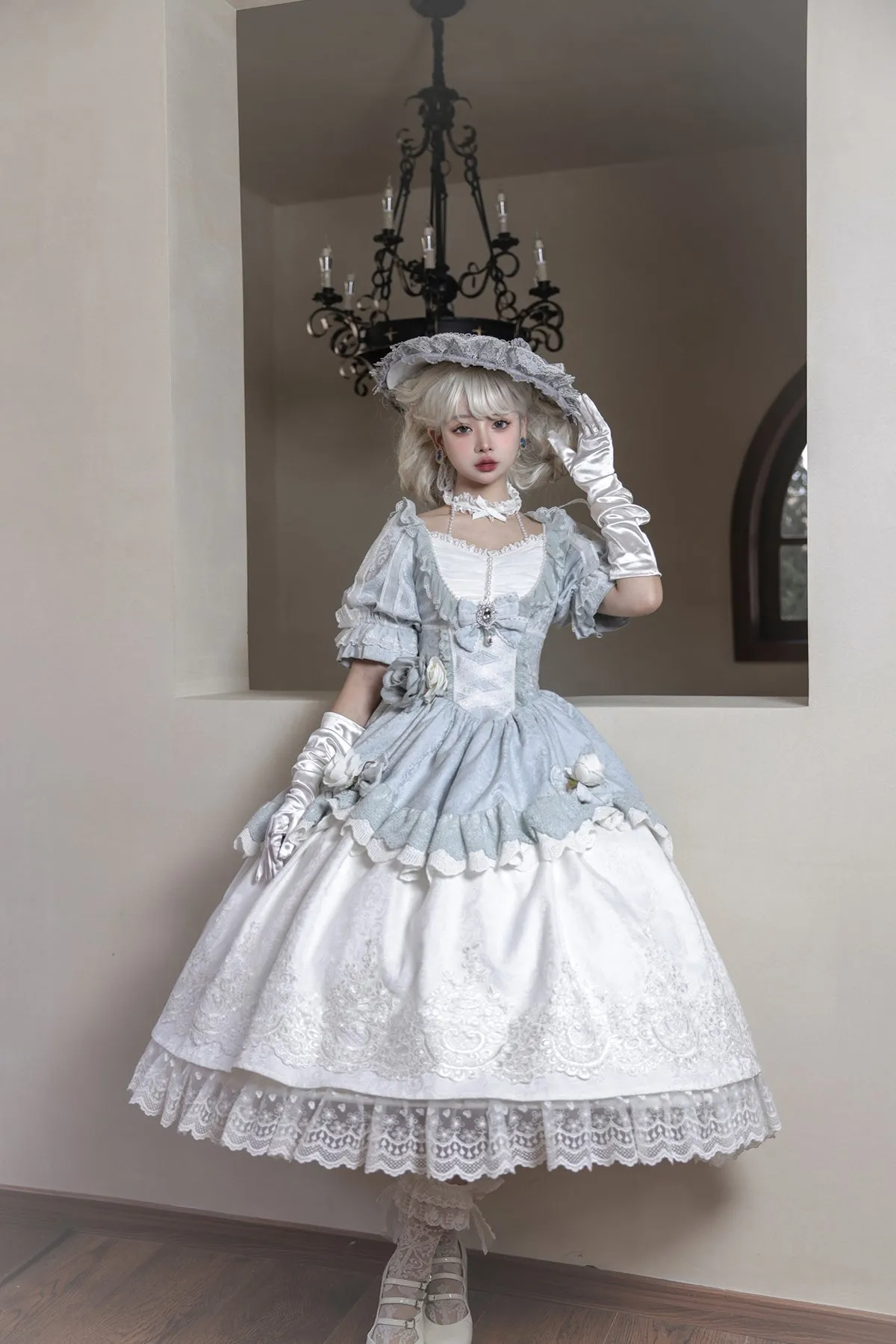 Your Princess~Fairy Dance~Elegant Lolita Lace Retro Dress